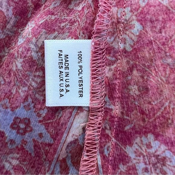 MISA LOS ANGELES Washed Rose Pink Danae Floral Blouson Mini Dress Size M NWOT - Picture 14 of 16